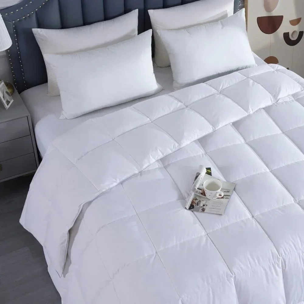 HOMBYS 100% Down Hypoallergenic Oeko-Tex Certified Oversized Queen Comforter